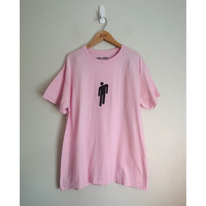 Billie Eilish Graphic T-Shirt Pink Black XL